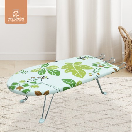 KANTAREEYA โต๊ะรีดผ้านั่งรีด ขาสปริง (ลายเถาว์องุ่น) รุ่น KT-IBJ01