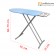 KANTAREEYA โต๊ะรีดผ้าขา T รุ่น KT-IBT10 (สีฟ้า)